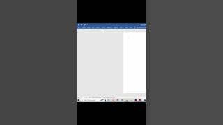 MS Word ToolBar Show and Hide #shorts