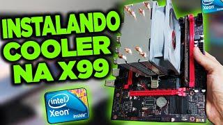 COMO INSTALAR COOLER NA PLACA MÃE X99, + TESTES DE TEMPERATURA |GUIA COMPLETO!