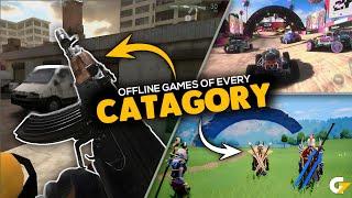 Best OFFLINE mobile games of every CATAGORY | *21 GAMES*