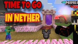 I MAKE NATHER PORTAL IN MINECRAFT SURVIVAL SERIES ll GAMEPLAY { #8 }