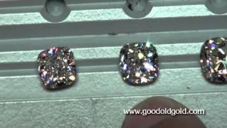 2 3/4ct - 3ct+ Cushions: Both Modern and Vintage Styles