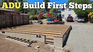 How to Build Your Own House | ADU Site Work & Foundation w/ Step by Step Instructions