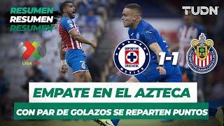 Resumen y Goles Cruz Azul 1 - 1 Guadalajara | Liga MX - Apertura 2019 - Jornada 8 | TUDN