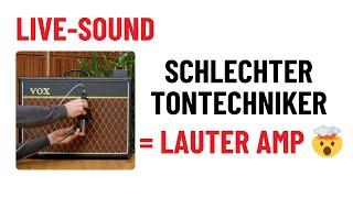 Fehler vermeiden: Live Sound mit E-Gitarren richtig machen