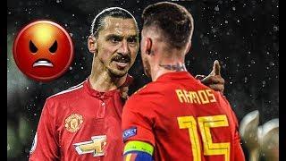 Sergio Ramos vs Zlatan Irbahimovic Crazy Fights ● Fouls,tackles,Red cards & Bad Boy moments