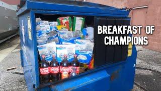 Dumpster Diving- Ribeye Steak, Donuts, Coca Cola, Black Forest Bacon, + The Critter Cam