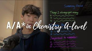 How YOU Can Get An A*/A in Chemistry A-Level