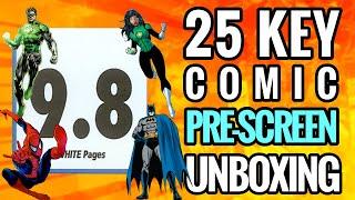 25 Key Books // CGC Unboxing Pre-Screen 9.8