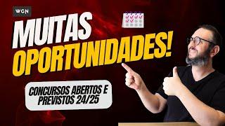 Concursos Abertos e Previstos: Descubra as melhores oportunidades para mudar de vida!