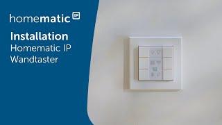 Homematic IP | Installation eines Wandtasters – 6-fach