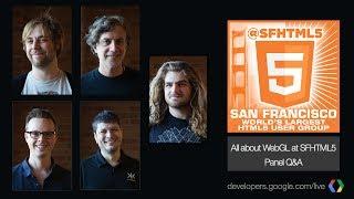 All about WebGL at SFHTML5 - Panel QA