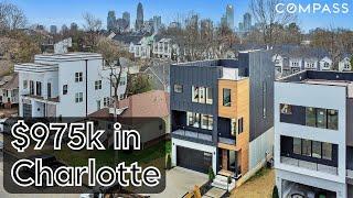 Charlotte, NC | $975k New Construction Modern Home in Seversville |  INCREDIBLE Rooftop Terrace