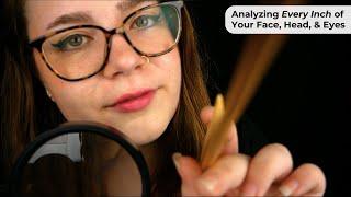 Analyzing Your Face, Head, & Eyes (Phrenology, Physiognomy, Iridology)  ASMR Personal Attention RP