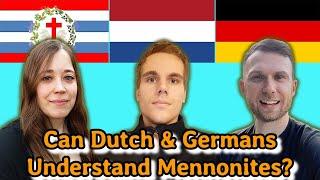 Can German & Dutch Speakers Understand Plautdietsch (Mennonite Low German)?