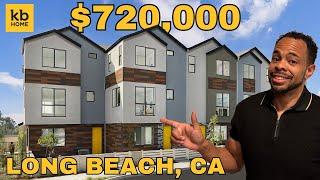  New Construction Townhome Tour in Long Beach, CA | KB Homes Rhythm | First-Time Buyer Opportunity!