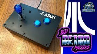 ATARI Two-Button LED Controller by BD Retro Mods Review!