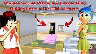 There's a Secret Place Joy Inside out Hiding Here in Girl House in Sakura School Simulator