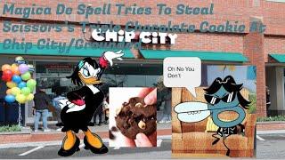 Magica De Spell Tries To Steal Scissors’s Triple Chocolate Cookie At Chip City/Grounded