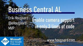 Enable camera support in only 3 lines of AL code in Business Central