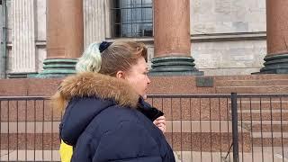 Колонны Исаакиевского собора.