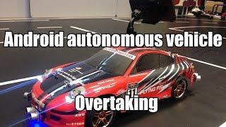 Android Autonomous Vehicle - Overtaking obstacles