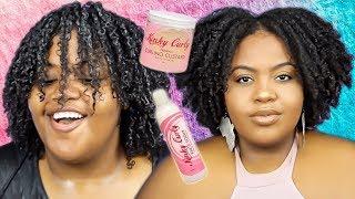 FORGOTTEN "NATURAL HAIR" GEMS! Glycerin Free "Kinky Curly" Wash n Go | Knot Today + Curling Custard