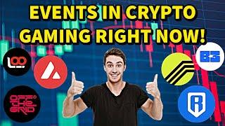 Events In Crypto Gaming Right Now! | Live Tournaments (Projects Developing)