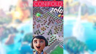 Boom Beach BEST ATTACKS - a SOLO on CONIFOLD