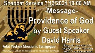 7/13/2024 10AM Shabbat service streamed live from Adat Yeshua Messianic Synagogue ABQ, NM