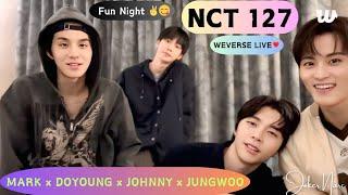 (ALL SUB) NCT 127 MARK, DOYOUNG, JOHNNY and JUNGWOO WEVERSE LIVE (03.05.25) #weverselive #nct127