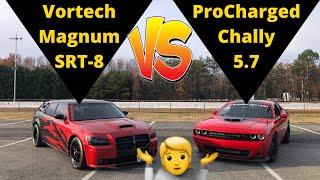 Vortech Magnum SRT-8 vs ProCharged 5.7 R/T (RT)!