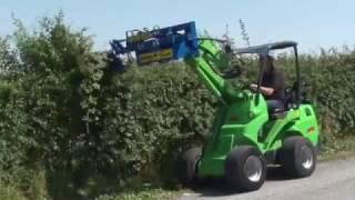 Slanetrac Hedge Trimmer SA800 Attachment for Avant Loaders