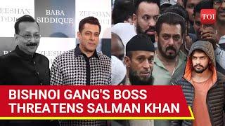 After Baba Siddique Killing, Bishnoi's Chilling Threat For Salman Khan; 'If Anyone Helps...'