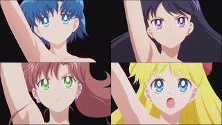 Sailor Moon Eternal  the Inner Senshi Transformation&Speech美少女戰士永恆 内部四戰士變身以及唱名合集