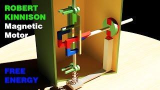 Free Energy Generator, ROBERT KINNISON Magnetic Motor, Magnet Motor