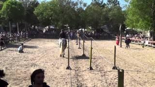 Jousting - Finals, Eddie Rigney vs Charlie Andrews, 6th pass, Sherwood Forest Faire 2015