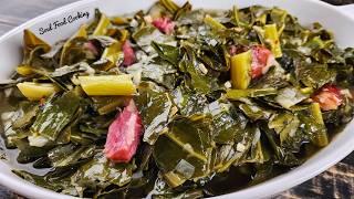 How to make Slow Cooker Collard Greens!