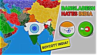 [BANGLADESH HATES INDIA] In Nutshell || [BOYCOTT?] #shorts #countryballs #geography #mapping