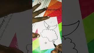 Easy Cute Drawing#youtubeshorts #shorts #drawing #a.k.arts and crafts