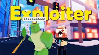 Arresting but I caught one of the WORST Exploiters in Roblox Jailbreak