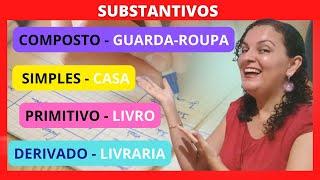 #SUBSTANTIVOS: #SIMPLES, #COMPOSTO, #PRIMITIVO E #DERIVADO | Assim Eu Aprendo