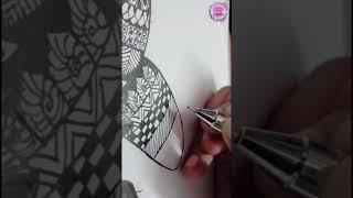 dancing girl with wings #creative world #cw#mandala#