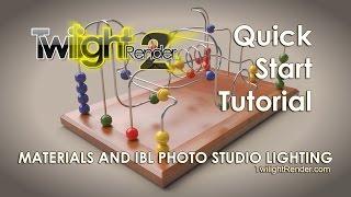 Twilight Render Tutorial Materials And Studio Lighting