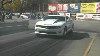 Karl Chevrolet Copo Camaro at the dragstrip