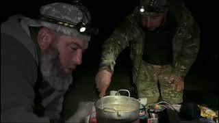 Ужин в горах. Dinner in the mountains.