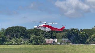 Augusta AW109 in PUERTO PRINCESSA AIRPORT