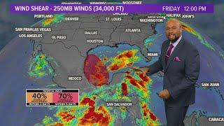 Tropical update: Tropical wave to bring the Texas coast some heavy rain