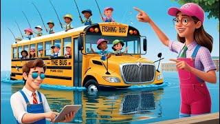 The wheels on the bus - fish version #kidssongsbysv