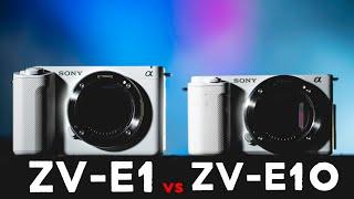 Sony ZV E1 vs ZV E10 Vlogging YouTube Camera Comparison