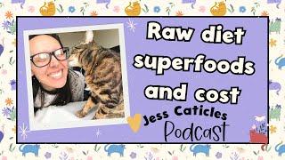 Stinky superfoods for cats and the actual cost of raw feeding